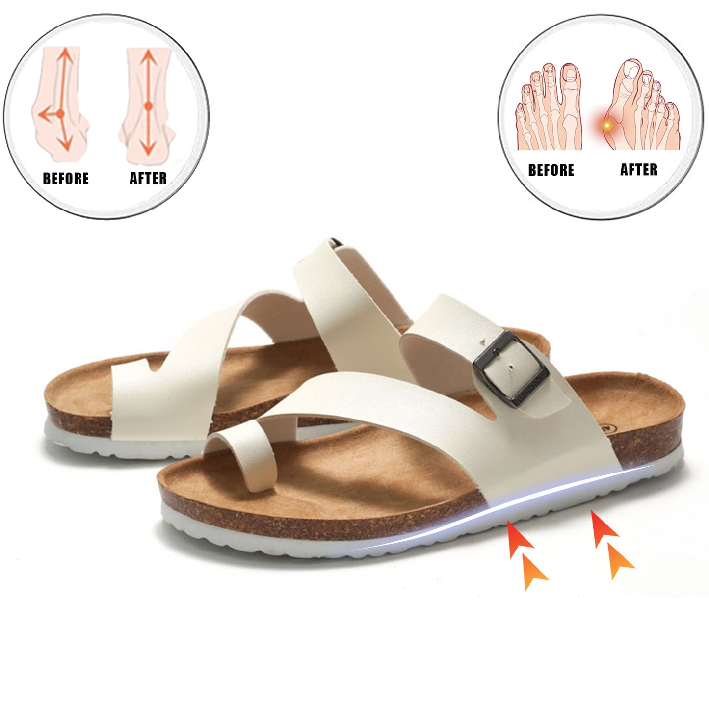 Unisex Orthopedic Sandals Arch Support-Bunion