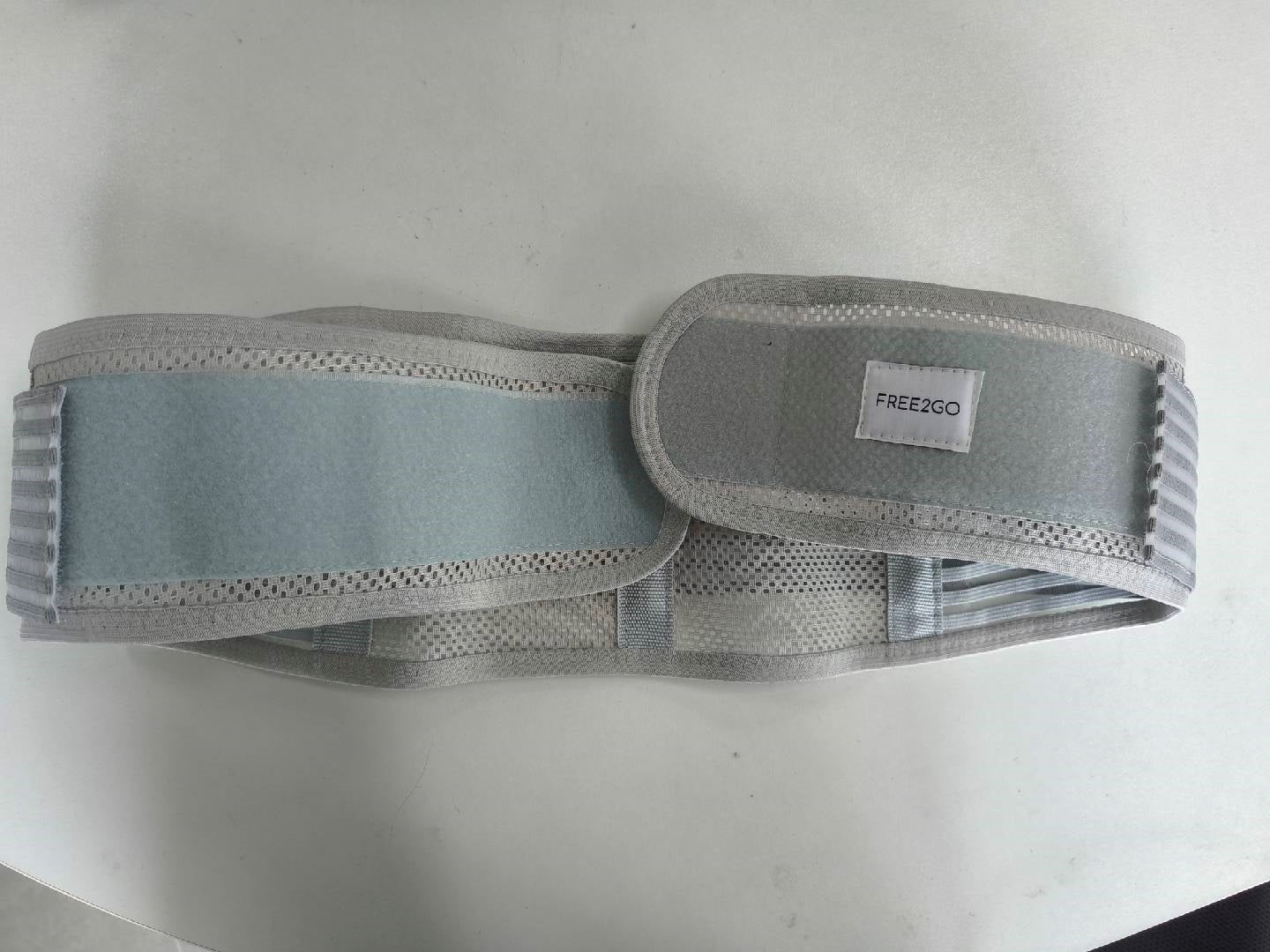 FREE2GO Back Support Belt-Relief from Back Pain, Sciatica, Herniated Disc - Breathable Brace With Lumbar Pad - Lower Backbrace For Home & Lifting At Work - For Men & Women