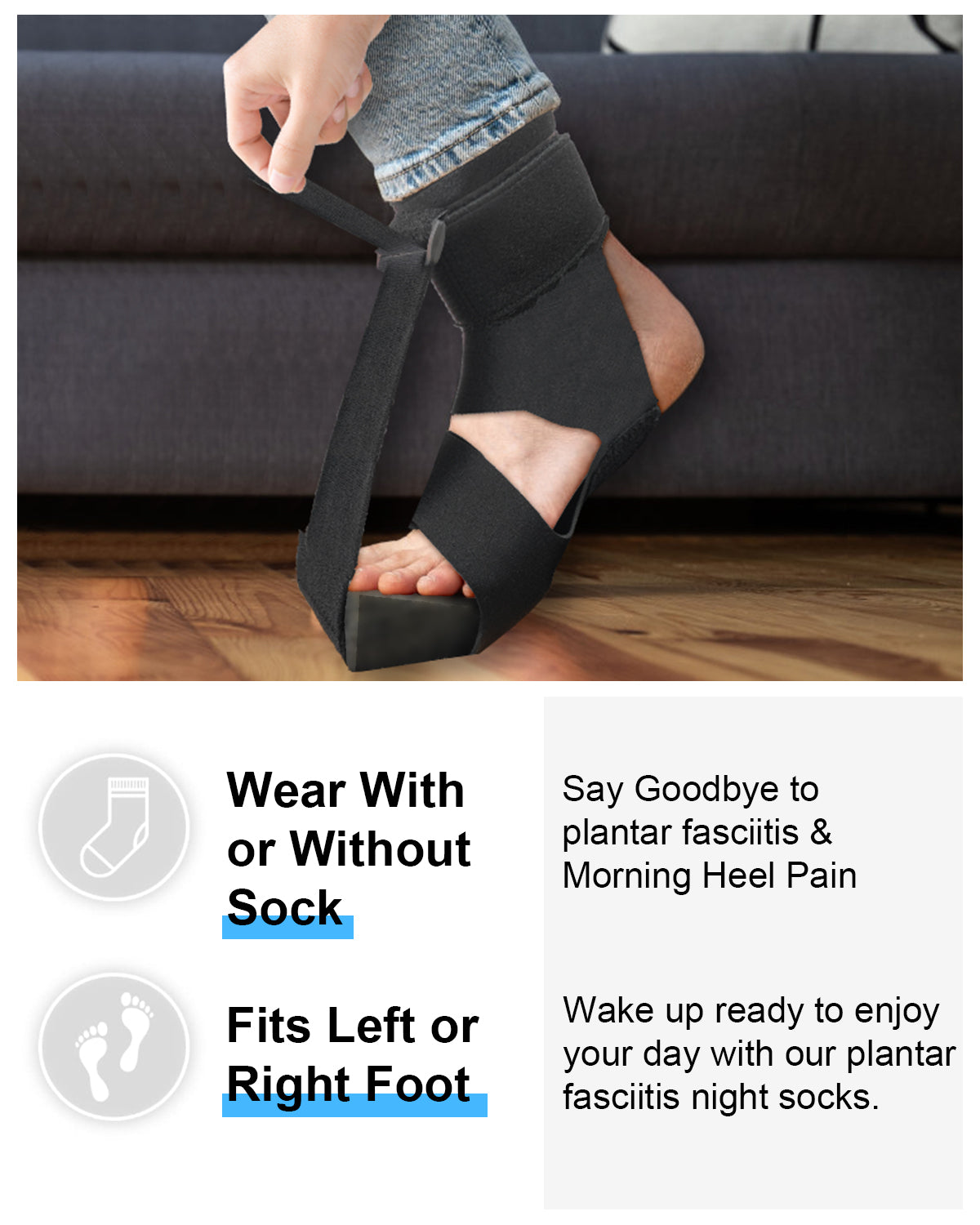 FIX PLANTAR FASCIITIS——While You Sleep