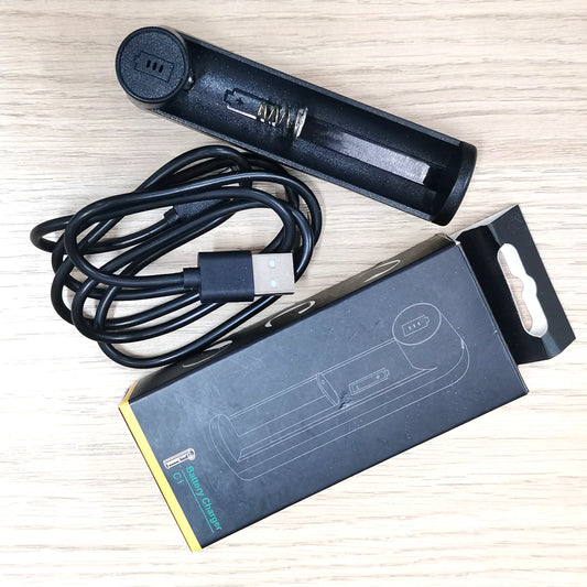 Lithium Battery Charger, With Usb 1 Slot Battery,For 18650 14500 16340 Recharging Batteries