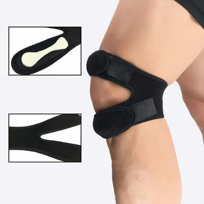 Knee Support Pad Strap Band Nylon Neoprene Adjustable Patellar Guard Brace Breathable Anti Bump Outdoor Fitness Sportswear Leg Protector