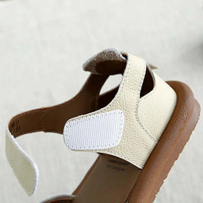 Women's Cross-strap Hollow Breathable Velcro Orthopedic   Sandals