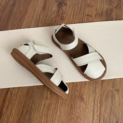 Women's Cross-strap Hollow Breathable Velcro Orthopedic   Sandals