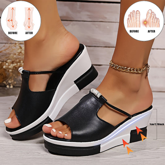 Comfortable Orthopedic Platform Sandals For Women Arch Support-Bunion
