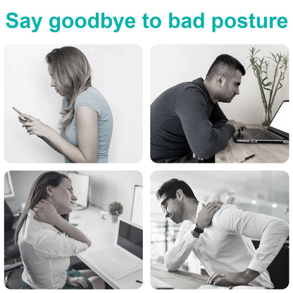 Breathable Posture Corrector for Women Men - Lightweight and Soft Upper Back Brace for Pain Relief from Shoulder, Neck, Clavicle/Upper Spine Straightener Support for Hunchback Bad Posture Under Clothes