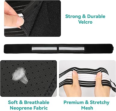 Lightweight Back Brace for Lower Back Pain Under Clothes - Relief from Sciatica, Hip and Spine Pain - Breathable & Adjustable Lumbar Support Belt for Home, Work and Exercise - Suitable for Women&Men